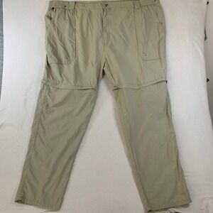 World Wide Sportsman 4X Convertible Cargo Pants Khaki Hiking Outdoors